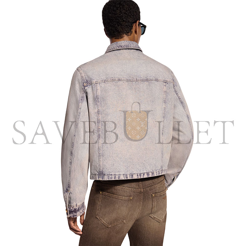 L0vis Vvtt0n DISTRESSED WORKWEAR STYLE JACKET 1AJUGU